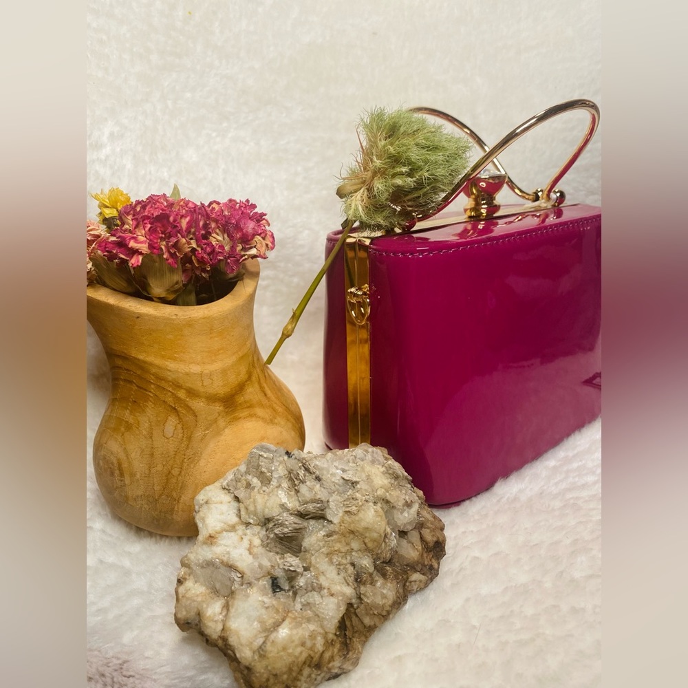 La Terre Fashion Gramercy & Grand Pink Handbag With Shoulder Strap